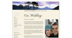 Desktop Screenshot of hughandtanyella.gettingmarried.co.uk