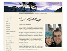 Tablet Screenshot of hughandtanyella.gettingmarried.co.uk