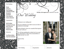 Tablet Screenshot of chezandtim-are.gettingmarried.co.uk