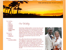 Tablet Screenshot of kimandkevin.gettingmarried.co.uk