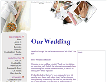 Tablet Screenshot of ourwedding.gettingmarried.co.uk