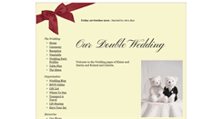 Desktop Screenshot of doublehitch.gettingmarried.co.uk