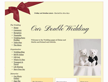 Tablet Screenshot of doublehitch.gettingmarried.co.uk