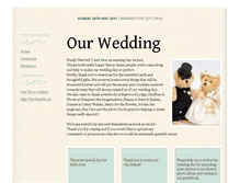 Tablet Screenshot of alanandkatie.gettingmarried.co.uk