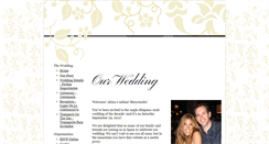 Desktop Screenshot of lina-and-chris.gettingmarried.co.uk