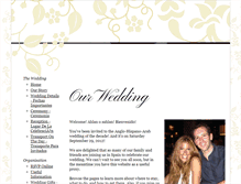 Tablet Screenshot of lina-and-chris.gettingmarried.co.uk