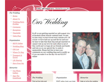 Tablet Screenshot of johnandsue.gettingmarried.co.uk