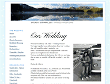 Tablet Screenshot of chrissy-and-john.gettingmarried.co.uk