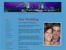 Tablet Screenshot of jenniandphill.gettingmarried.co.uk
