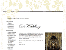 Tablet Screenshot of mattandjen.gettingmarried.co.uk