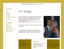 Tablet Screenshot of jonandchristina.gettingmarried.co.uk