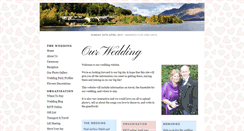 Desktop Screenshot of claireandderek.gettingmarried.co.uk
