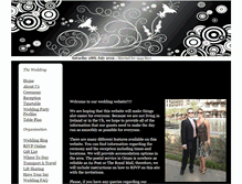 Tablet Screenshot of aedaandlawrence.gettingmarried.co.uk