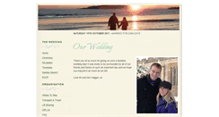 Desktop Screenshot of oliviaandalex.gettingmarried.co.uk