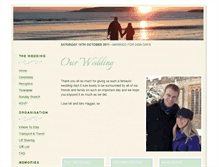 Tablet Screenshot of oliviaandalex.gettingmarried.co.uk