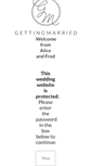 Mobile Screenshot of fredandalice.gettingmarried.co.uk