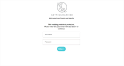 Desktop Screenshot of nat-and-dan.gettingmarried.co.uk