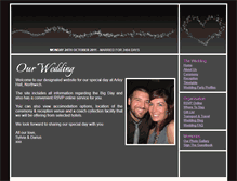 Tablet Screenshot of daz-and-sylvia.gettingmarried.co.uk