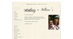Desktop Screenshot of andy-and-gilli.gettingmarried.co.uk