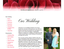 Tablet Screenshot of nick-thorne-and-amanda-watson.gettingmarried.co.uk