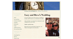 Desktop Screenshot of lucyandsteve.gettingmarried.co.uk