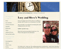 Tablet Screenshot of lucyandsteve.gettingmarried.co.uk
