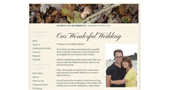 Desktop Screenshot of maria-and-duncan.gettingmarried.co.uk