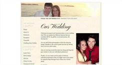 Desktop Screenshot of becki-and-william.gettingmarried.co.uk