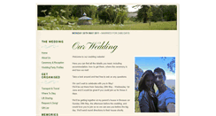 Desktop Screenshot of bellas-and-taylor.gettingmarried.co.uk