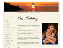 Tablet Screenshot of johnny-and-emsy.gettingmarried.co.uk