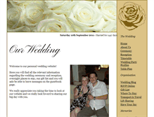 Tablet Screenshot of kelly-and-matt.gettingmarried.co.uk