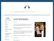Tablet Screenshot of dansarah.gettingmarried.co.uk