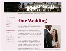 Tablet Screenshot of igho-and-missy.gettingmarried.co.uk