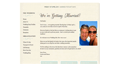 Desktop Screenshot of louise-simon.gettingmarried.co.uk