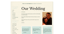 Desktop Screenshot of joeandvic.gettingmarried.co.uk