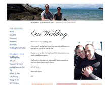 Tablet Screenshot of kate-and-adam.gettingmarried.co.uk