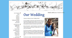 Desktop Screenshot of grahamandcarole.gettingmarried.co.uk