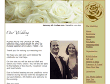 Tablet Screenshot of darrenandangela.gettingmarried.co.uk