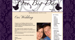 Desktop Screenshot of laura-jamie.gettingmarried.co.uk