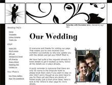 Tablet Screenshot of daveandeve.gettingmarried.co.uk