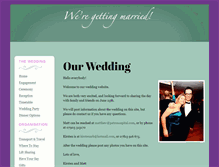 Tablet Screenshot of kirstenandmatthew.gettingmarried.co.uk