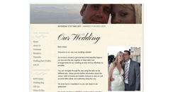 Desktop Screenshot of lindsey-and-mark.gettingmarried.co.uk