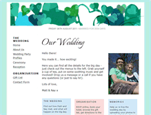 Tablet Screenshot of mattandnay.gettingmarried.co.uk