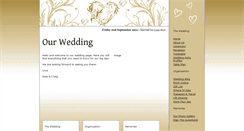 Desktop Screenshot of kateandcraig.gettingmarried.co.uk
