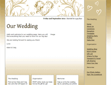 Tablet Screenshot of kateandcraig.gettingmarried.co.uk