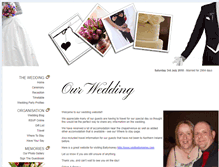 Tablet Screenshot of gillianandbrian.gettingmarried.co.uk