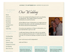 Tablet Screenshot of andyandclaire.gettingmarried.co.uk
