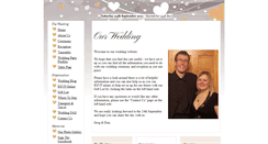 Desktop Screenshot of greganderin.gettingmarried.co.uk