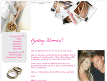 Tablet Screenshot of laura-mike.gettingmarried.co.uk