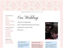Tablet Screenshot of keeleyandlee.gettingmarried.co.uk